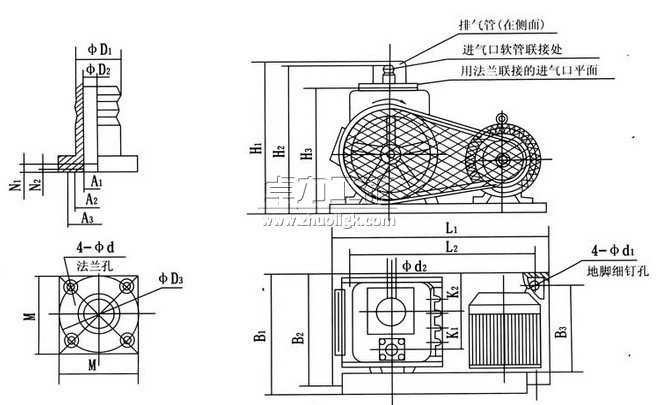 2X型雙級(jí)旋片式真空泵